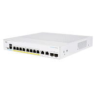 BAZAR - Cisco switch CBS350-8P-2G-EU (8xGbE,2xGbE/SFP combo,8xPoE+,67W,fanless) - REFRESH - Po opravě (Komplet)