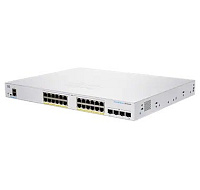 BAZAR - Cisco switch CBS350-24P-4G-EU (24xGbE,4xSFP,24xPoE+,195W,fanless) - REFRESH - Po opravě (Náhradní krabice)