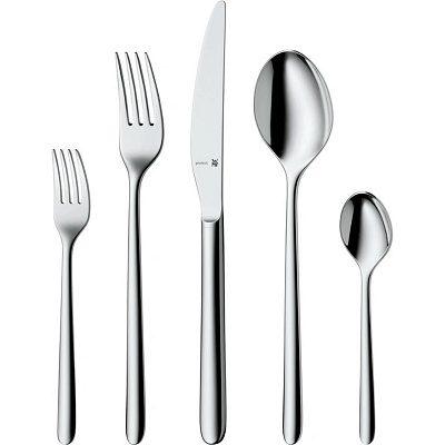 WMF Flame Plus sada příborů 30ks, nerez, Cromargan protect, kované čepele, do myčky