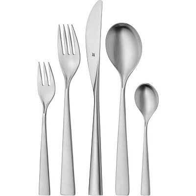 WMF Palermo příborová sada 30 ks, Cromargan® 18/10, lesklá nerez, monoblokové nože, do myčky
