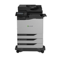 LEXMARK tiskárna CX820dtfe A4 COLOR LASER, 50ppm, 2048MB USB, LAN, duplex, dotykový LCD, 2x zásobník papíru, sešívačka