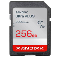 Sandisk Ultra PLUS SDXC karta 256GB UHS-I, V10, U1, C10, (200MB/s)