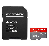 Sandisk Ultra PLUS micro SDHC karta 64GB UHS-I, V10, U1, C10, (150MB/s)