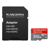 Sandisk Ultra PLUS micro SDHC karta 512GB UHS-I, V10, U1, C10, (200MB/s)