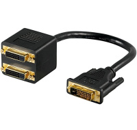 PREMIUMCORD Adapter DVI-D (24+1) male => 2x DVI-D (24+1) female