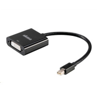 AKASA adaptér Mini DisplayPort na DVI passive, 20cm