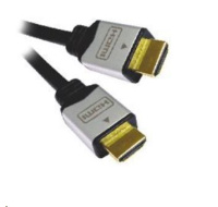 PREMIUMCORD Kabel HDMI A - HDMI A M/M 1m zlacené a kovové HQ konektory