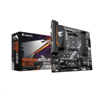 GIGABYTE MB Sc AM4 B550M AORUS ELITE, AMD B550, 4xDDR4, 1xHDMI, 1xDVI, mATX