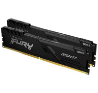 KINGSTON DIMM DDR4 16GB (Kit of 2) 2666MT/s CL16 FURY Beast Černá