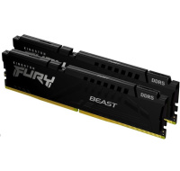 KINGSTON DIMM DDR5 64GB (Kit of 2) 5200MT/s CL40 FURY Beast Černá