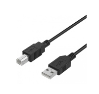 WG Datový kabel USB-A (male) to USB-B (male) 3m / black