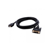 WG Kabel HDMI (male; HDMI 1.4) to DVI-D Single Link (male) / 2m / stíněný