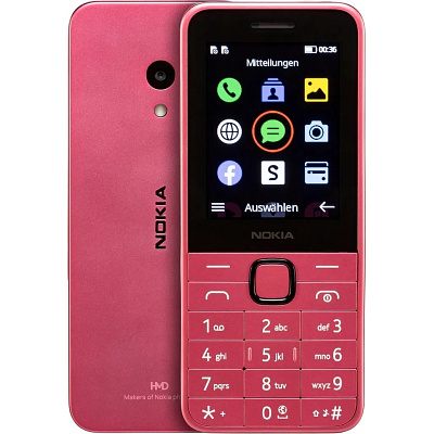 Nokia 225 Dual SIM, 4G, růžová (2024), (CZ, SK, HU)