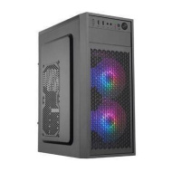 EUROCASE skříň ML N6-530B, ATX, 2x USB-A, 2x 120mm ARGB Fan, černá