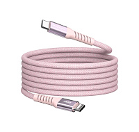 VERBATIM Kabel USB-C Sync & Charge, 60W, Magnetický, 120cm, růžová