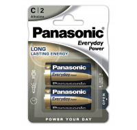 Panasonic Alkalická baterie LR14EPS/2BP Everyday Power (Blistr 2 ks)