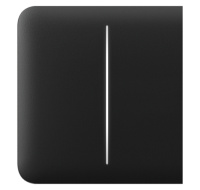 Ajax SideButton (2-gang) - Boční dvou tlačítko, černá