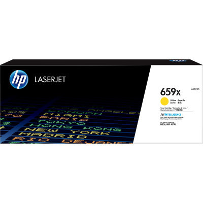 HP 659X High Yield Yellow Original LaserJet Toner Cartridge (29,000 pages)