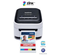 BAZAR - BROTHER tiskárna štítků FOTO - VC500W - WIFI, USB, COLOR bez potřeby inkoustu - Integrovaný odstřih - Poškozený