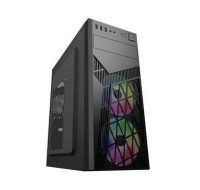 EUROCASE skříň ML N6-560B, ATX, 2x USB-A, 2x 120mm ARGB Fan, černá