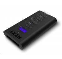 NZXT USB hub AC-IUSBH-M3, interní, 4xUSB 2.0 výstup, 1xUSB 2.0 vstup, 1xSATA, uzavřené magnetické tělo, černá