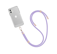 WG - Crossbody lace strap/transparent/violet