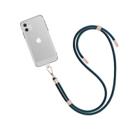 WG - Crossbody lace strap/transparent/green