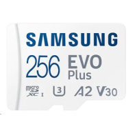 Samsung micro SDXC karta 256GB EVO Plus + SD adaptér