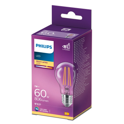 PHILIPS žárovka LED classic 60W A60 E27WWCLND 1PF/SRT4