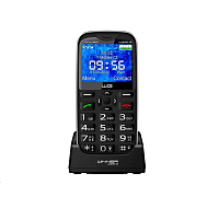 WG - Mobilní telefon WG20C, pro seniory, černá