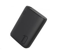 WG - Power Bank 10000 mAh, QC 3.0 a PD output+input, ultra malá, černá