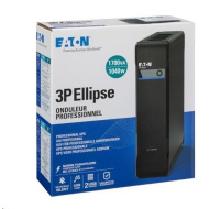 Eaton 3P Ellipse UPS USB FR, 1700 VA, 1040 W, Vstup: C14, Výstupy: (4) Typ E, (4) Pouze přepěťová ochrana Typ E, USB nab