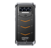 Rugged Smartphone Oukitel WP38 MT8788 6GB 256GB 10600-15W A13, Black w Orange [No Charger]
