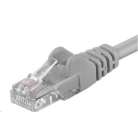 PREMIUMCORD Patch kabel UTP RJ45-RJ45 CAT5e 0.25m šedá