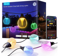BAZAR - Govee RGBICW Smart zahradní řetěz 15 žárovek Matter - Poškozený obal (Komplet)