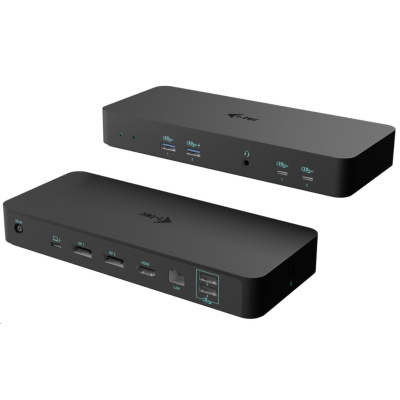 i-tec USB-C Intelligent Triple Display Docking Station, Power Delivery 100W