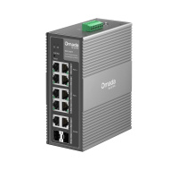 TP-Link OMADA průmyslový switch IES210GPP (8xGbE,2xGbE/SFPcombo,6xPoE+,2xPoE++,240W,DIN,IP40,fanless)