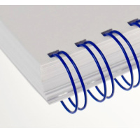 Kovové hřbety (2/1") 38 modré