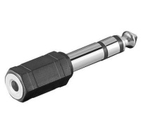 PremiumCord adaptér 6,3mm Stereo plug - 3,5mm Stereo jack (M/F)