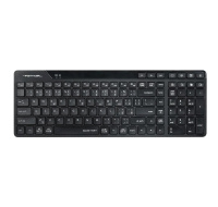 A4tech FStyler FBK27C AS, bezdrátová Dual mode Bluetooth+2,4G klávesnice, CZ, černá