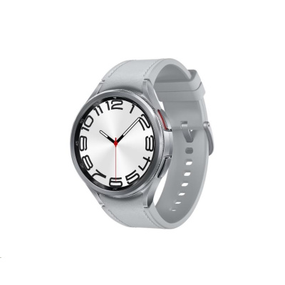 BAZAR - Samsung Galaxy Watch 6 Classic (47 mm), EU, stříbrná - Po opravě (Komplet)