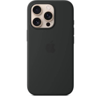 APPLE iPhone 16 Pro Silicone Case with MagSafe - Black