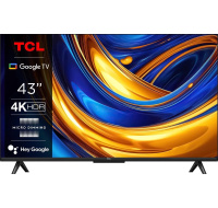 BAZAR - TCL P655 43" TV, 4K Ultra HD, HDR, WiFi, Bluetooth, Chromecast, Miracast, Dolby Digital, Google TV - Poškozený o