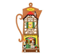 RoboTime miniatura domečku k zavěšení Lenošná kavárna