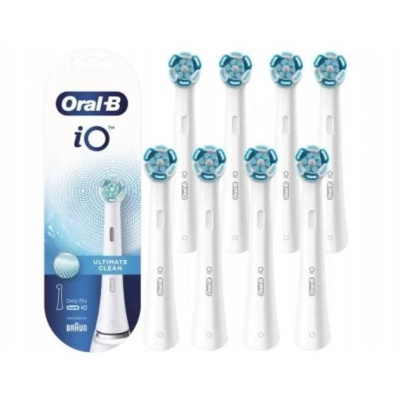 Oral-B iO Ultimate Clean náhradní hlavice k zubnímu kartáčku, 8 ks