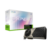 MSI VGA NVIDIA GeForce RTX 5070 Ti 16G EXPERT OC, RTX 5070 Ti, 16GB GDDR7, 3xDP, 1xHDMI