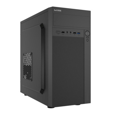 1stCOOL skříň STEP Premium, micro tower, AU, USB 3.0, USB-C, 1x 120mm + 1x 80mm Fan, černá