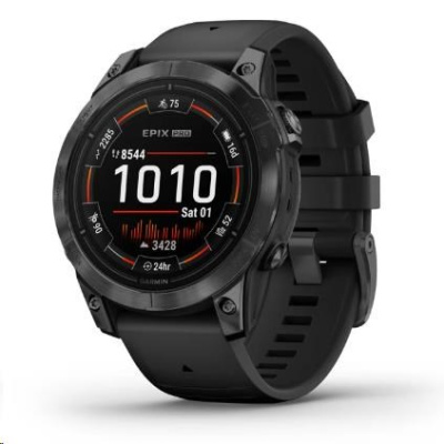 Garmin epix™ Pro (Gen 2) – Standard Edition | 47 mm, Gray / Black Band