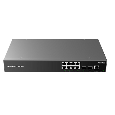 Grandstream GWN7801P Layer 2+ Managed Network PoE Switch 8 portů / 2 SFP