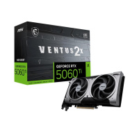 MSI VGA NVIDIA GeForce RTX 5060 Ti 16G VENTUS 2X OC PLUS, RTX 5060 Ti, 16GB GDDR7, 3xDP, 1xHDMI